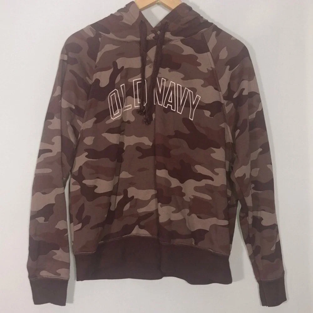 Old Navy Camo‎ Valentine Pullover Hoodie Size Medium